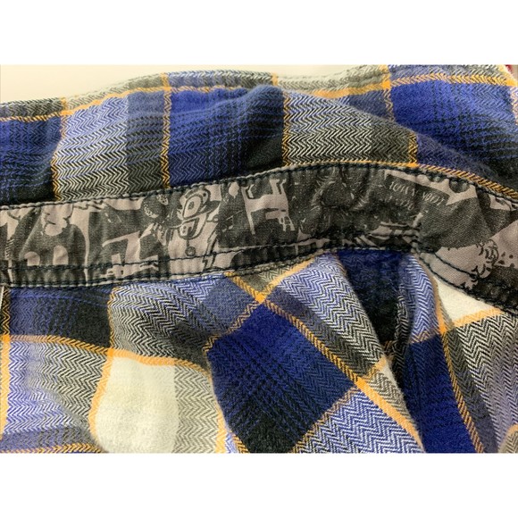 Mambo Australia Plaid Shirt Men’s L Casual Cotton Cargo Flip Cuffs - Picture 8 of 15